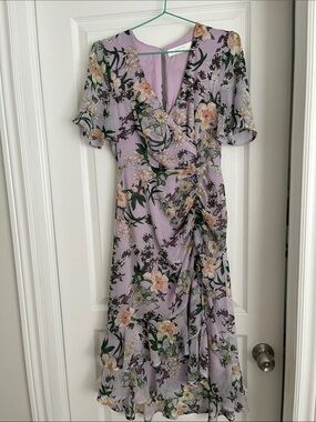 celestine floral flutter sleeve midi dress Celestine Floral Flutter Sleeve Maxi Dress (Women)